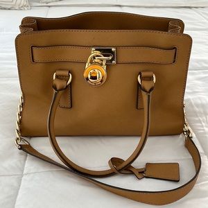 Camel Michael Kors purse